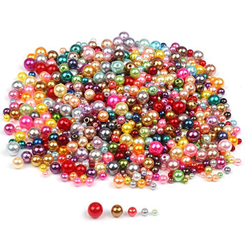 6/8/10mm Colored Acrylic Beads Diy Jewelry Bracelet Necklace Madeing Accessories